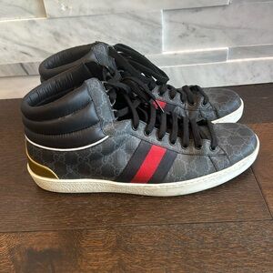 Gucci high top sneakers size 11